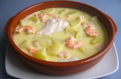 Гаспачуэло Гаспачуэло - сливочный рыбный суп в Андалусии