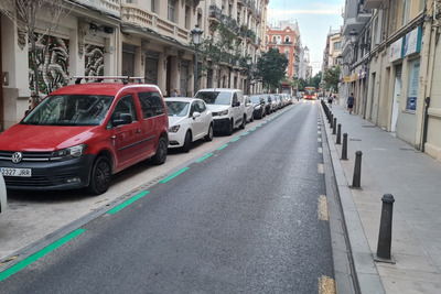 Zonas de aparcamiento de colores en España