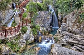 Algar Waterfalls in the province of Alicante