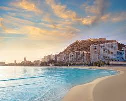 El Postiguet beach in Alicante