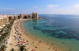 Del Cura Beach in Torrevieja