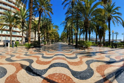 Explanada Promenade in Alicante