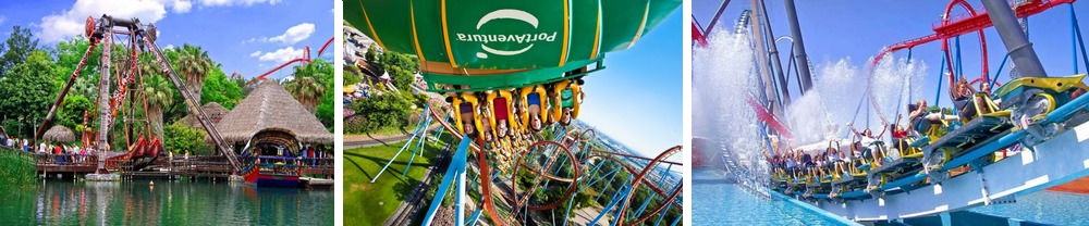 PortAventura amusement park in Barcelona