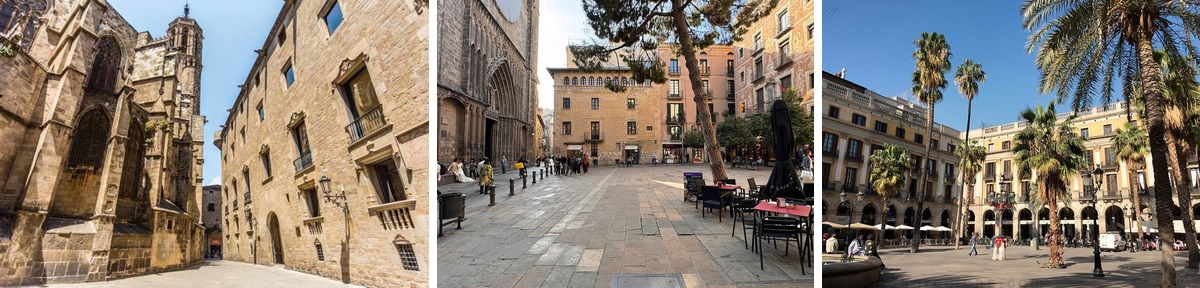 Walking through the Gothic Quarter Walking through the Gothic Quarter in Barcelona