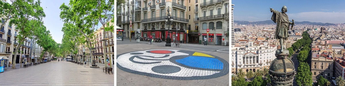 La Rambla La Rambla in Barcelona