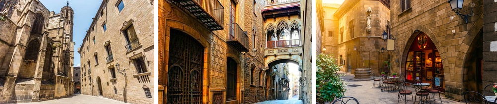 Gothic Quarter in Barcelona