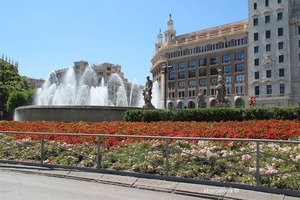 Plaza Catalunya in Barcelona