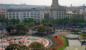 Barcelona landmark - Plaza Catalunya