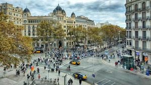 Barcelona landmark - La Rambla