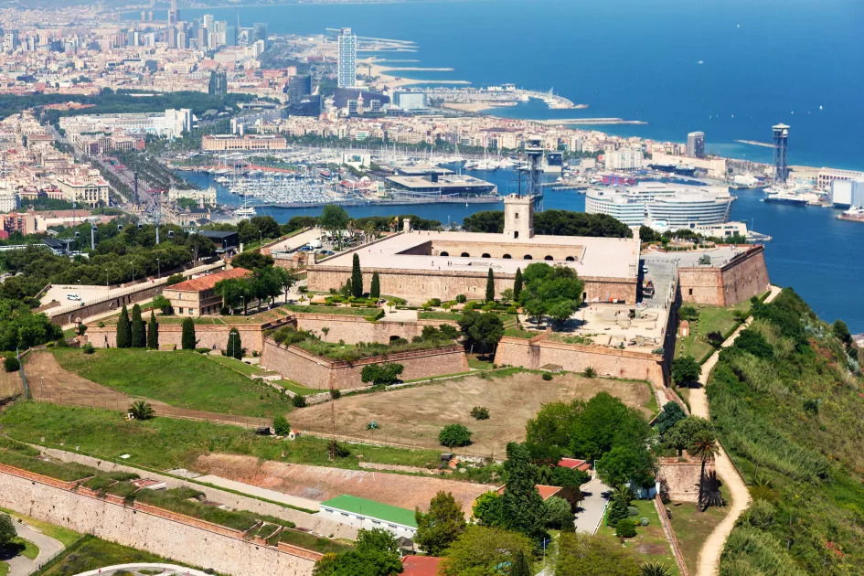 Montjuïc Hill is a landmark in Barcelona