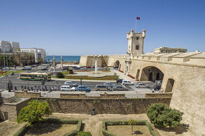 The Puerta de Tierra Gate in Cadiz