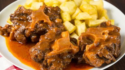 Rabo de toro – slow-cooked oxtail in Madrid cuisine