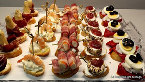 Aperitivos navideños para la mesa festiva