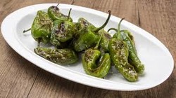 Fried peppers pimientos del Padrón