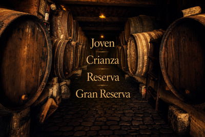 Что означают слова на бутылках Joven, Crianza, Reserva и Gran Reserva