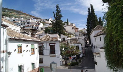 Albaicín district Albaicín - Moorish quarter in Granada