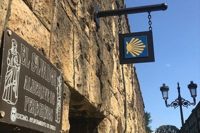 Albergue on the Camino de Santiago — accommodation for pilgrims in Spain