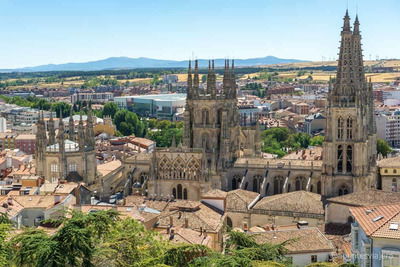 View of Burgos, the former capital of Spain