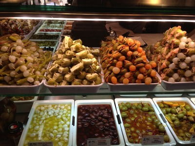 Tapas en el mercado