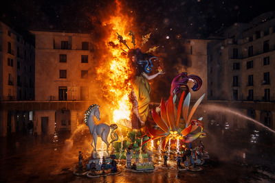 Hogueras de San Juan en Alicante