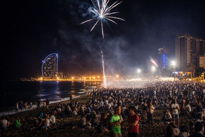Noche de San Juan en Barcelona