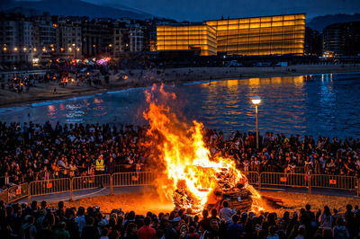 Noche de San Juan en San Sebastián