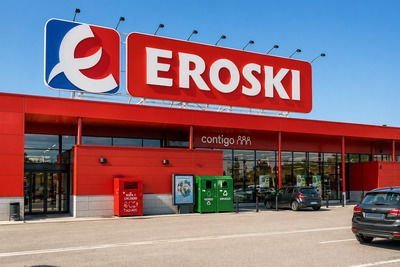 Supermercado Eroski en el norte de España