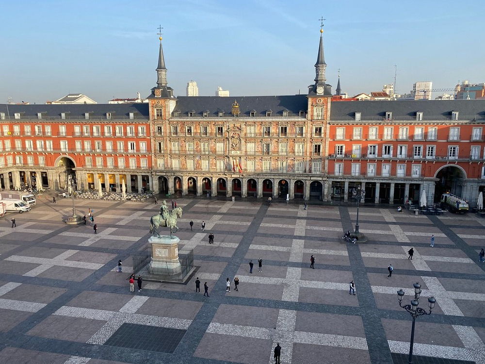 Plaza Mayor main square in Madrid