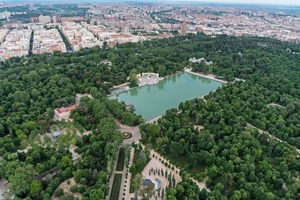 Retiro Park in Madrid