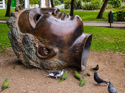 Parque Paloma en Benalmádena — gran parque urbano con animales y lago