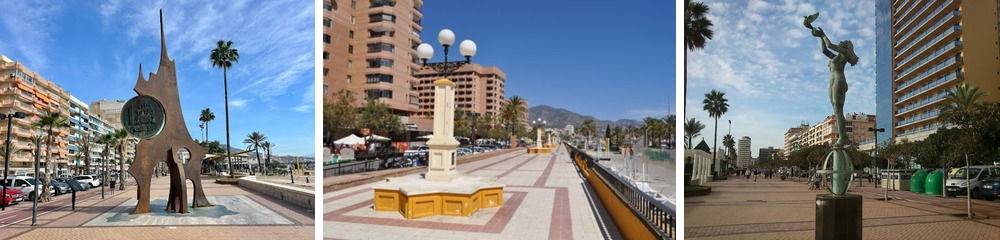 Walking promenade in Fuengirola