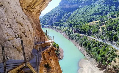 Caminito del Rey пешеходный маршрут рядом с Малагой