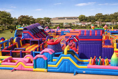 Fun Street Park Malaga надувной парк развлечений