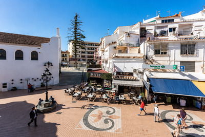 La animada Plaza de San Miguel