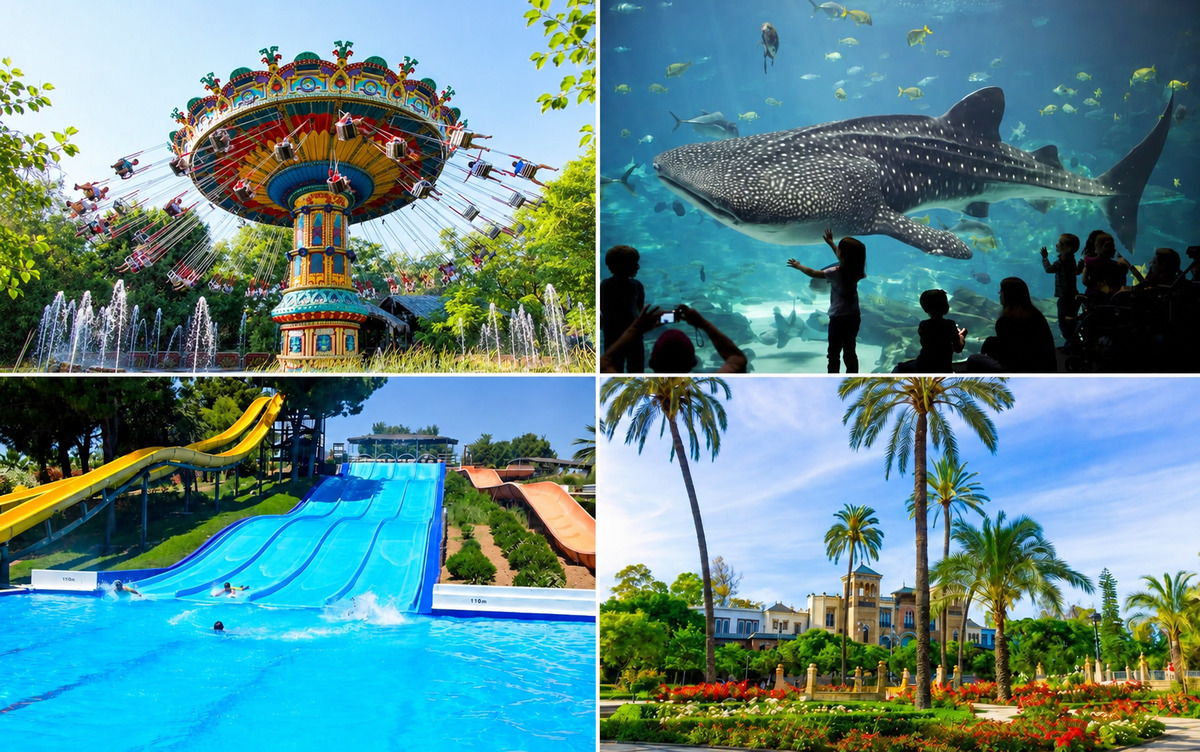 Parques de atracciones y actividades en familia en Sevilla