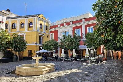 Santa Cruz neighbourhood in Seville