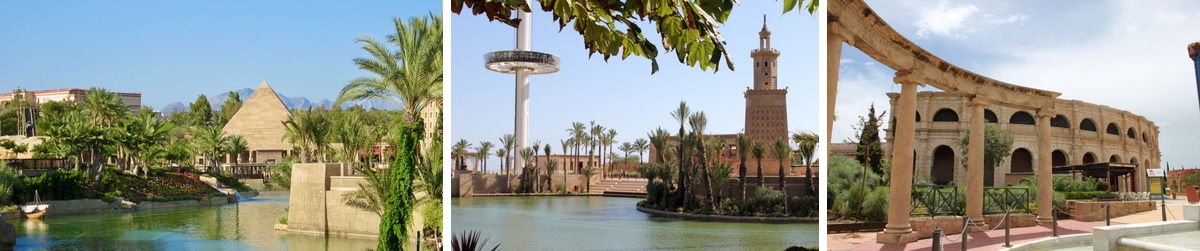 Terra Mítica themed areas
