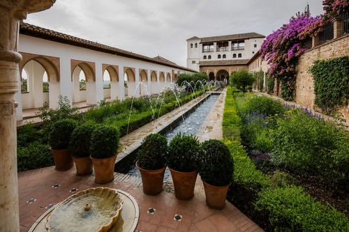 The Generalife Gardens at the Alhambra