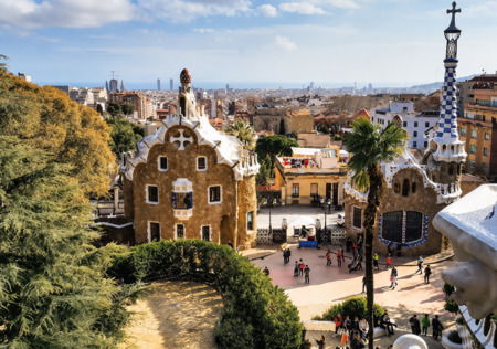 The Main Entrance to Park Güell The Main Entrance to Park Güell
