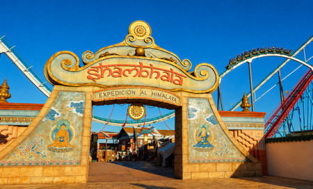 Montaña rusa Shambhala en PortAventura World