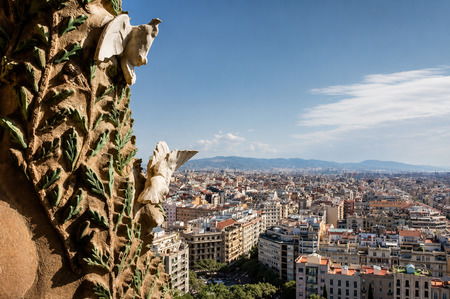 View from the Towers of the Sagrada Família View over Barcelona from the towers of the Sagrada Família