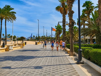Paseo marítimo de Valencia