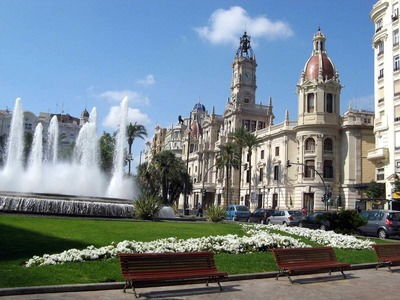 Plaza del Ayuntamiento en Valencia