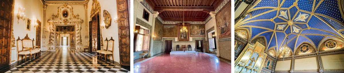 Interior of the Borgia Palace in Gandia